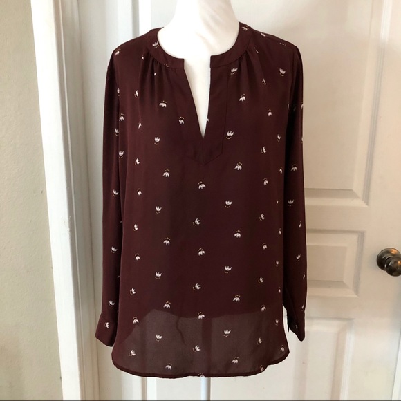 LOFT Tops - Loft long sleeve floral blouse